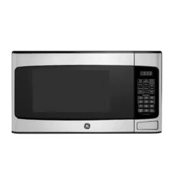 GE 1.1 cu. ft. Countertop Microwave Oven 950 Watts, Stainless Steel (READ)