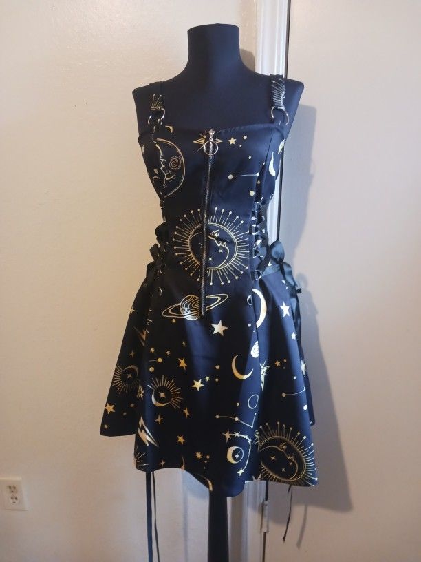 Celestial Print Dress