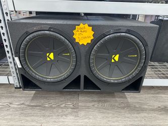 Kicker Comp C 12” speakers