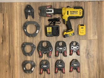 DeWalt press tool Milwaukee jaws and rings