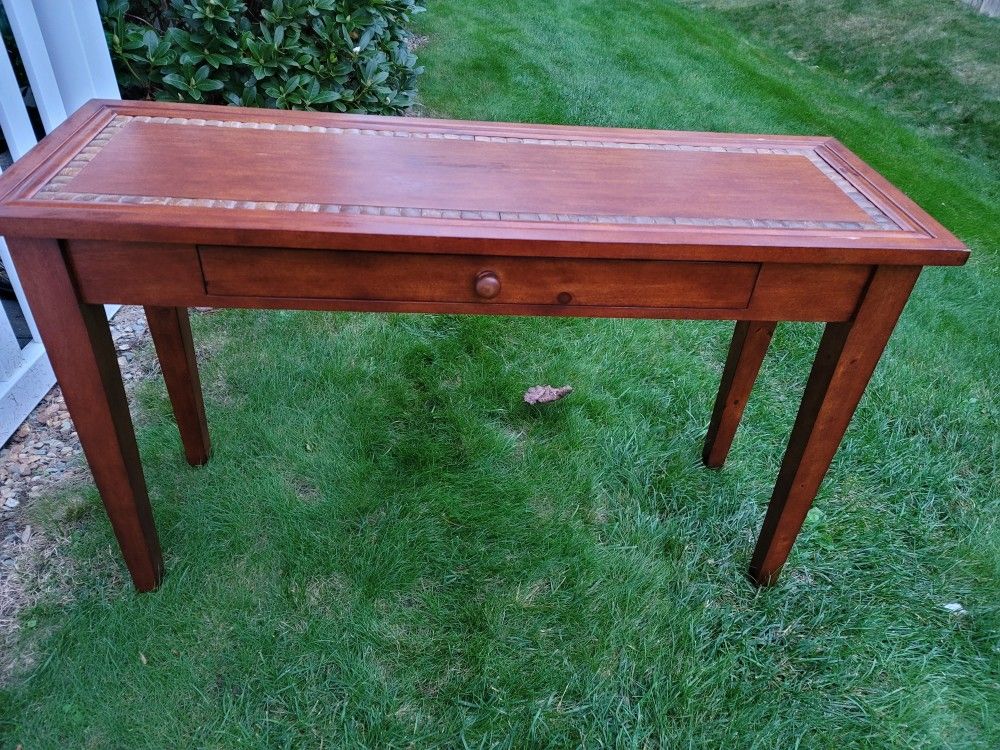 Antique Console Table length 28 "width 47"