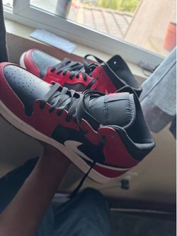 Air Jordan red bottoms size 8.5