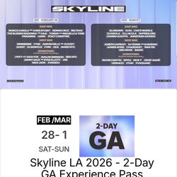 Skyline Festival (Sunday) pass