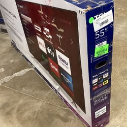 TCL 55S433 554 Series 4K UHD Roku Smart TV 97V