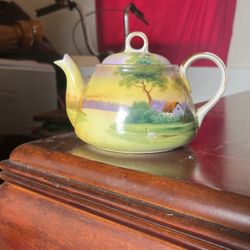 Vintage Noritake Swan Lake Teapot