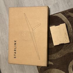 Starlink internet panel