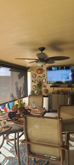 Ceiling fan indoor/outdoor