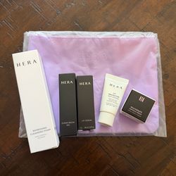 HERA Travel Size Skincare Bundle with Pouch