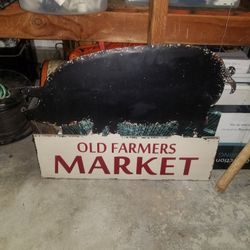 Old Farmers Market Sign