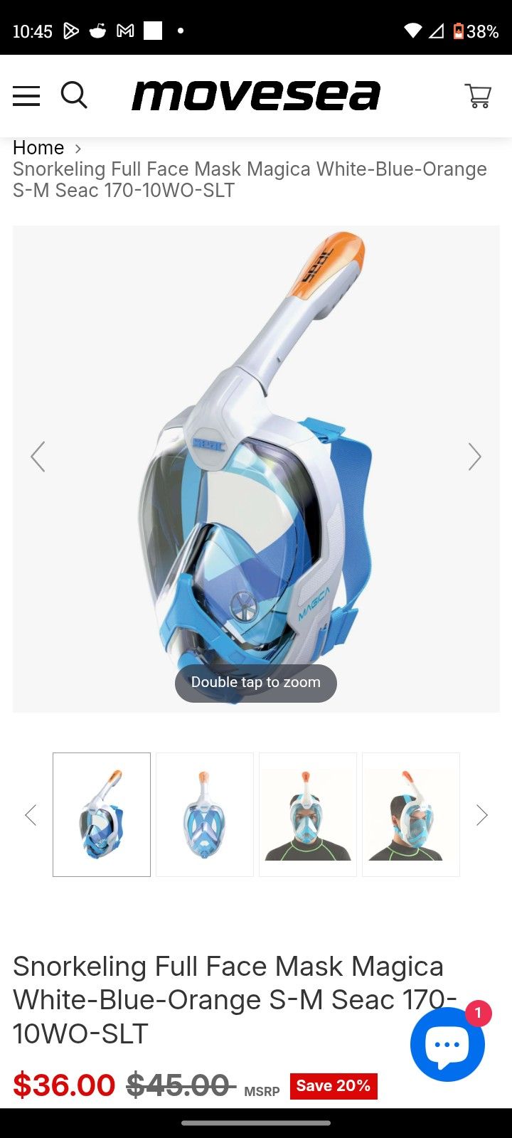 Bestway Hydro-Swim SeaClear Vista Snorkeling Mask.