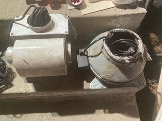 Hydroponics in line fan and duct fan
