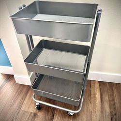 3 Tier Basket Tray On Wheels