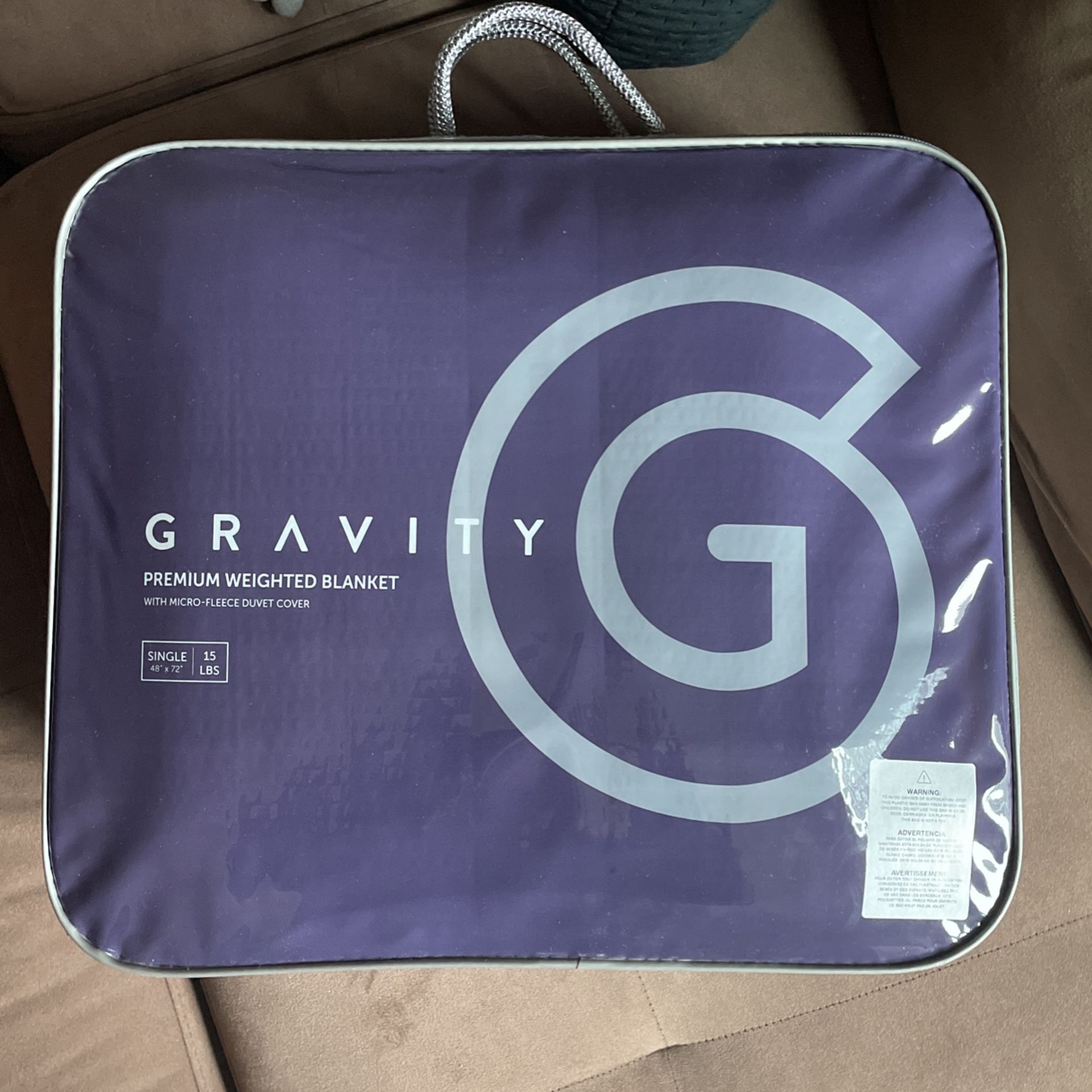 Brand NEW Never Used… Gravity Brand weighted 15lb Grey