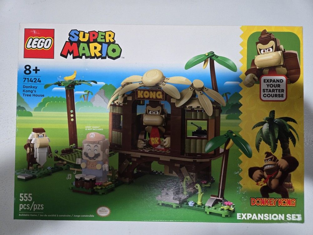 NEW LEGO SUPER MARIO DONKEY KONG'S TREE HOUSE 71424