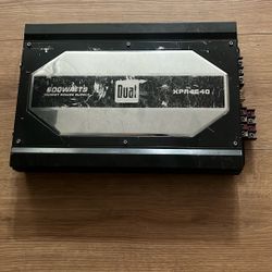DUAL 600 Watts Amplifier 