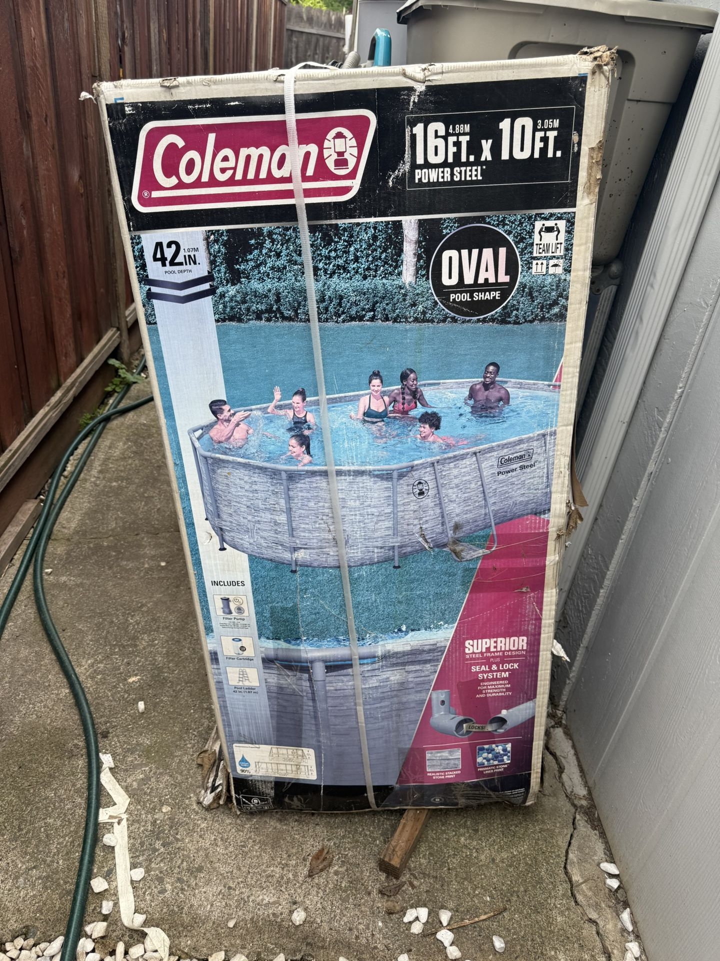 Coleman Power Steel Pool 16x10x42
