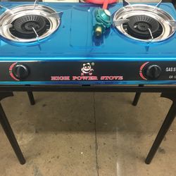 2 Burners Propane Gas For Outdoors With Stand