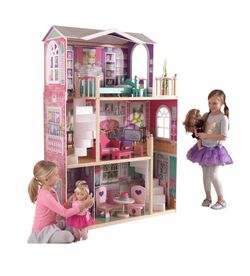 New In Box KidKraft 18-Inch Dollhouse Doll Manor