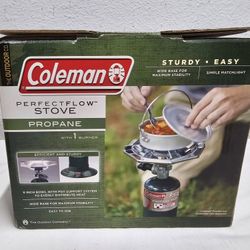 Coleman Perfectflow Stove Propane Single Burner New