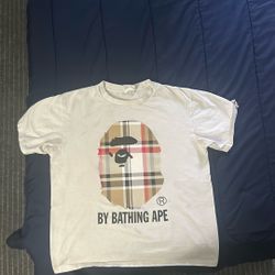 Bathing Ape T Shirt/burberry Authentic