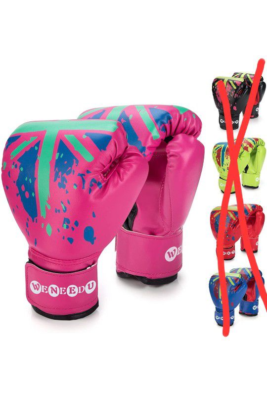 Boxing Gloves for Boys and Girls,Boxing Gloves for Kids Age 3-15 Years,Junior Youth Toddlers Boxing Training Gloves for Punching Bag,MMA,Kickboxing,Mu