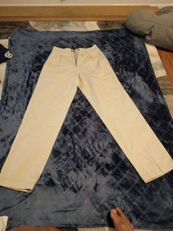 Cream Chino Pants