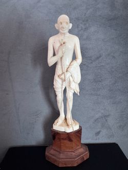 Antique Ivory Statue of Mahatma Gandhi c. 1920s-30s
