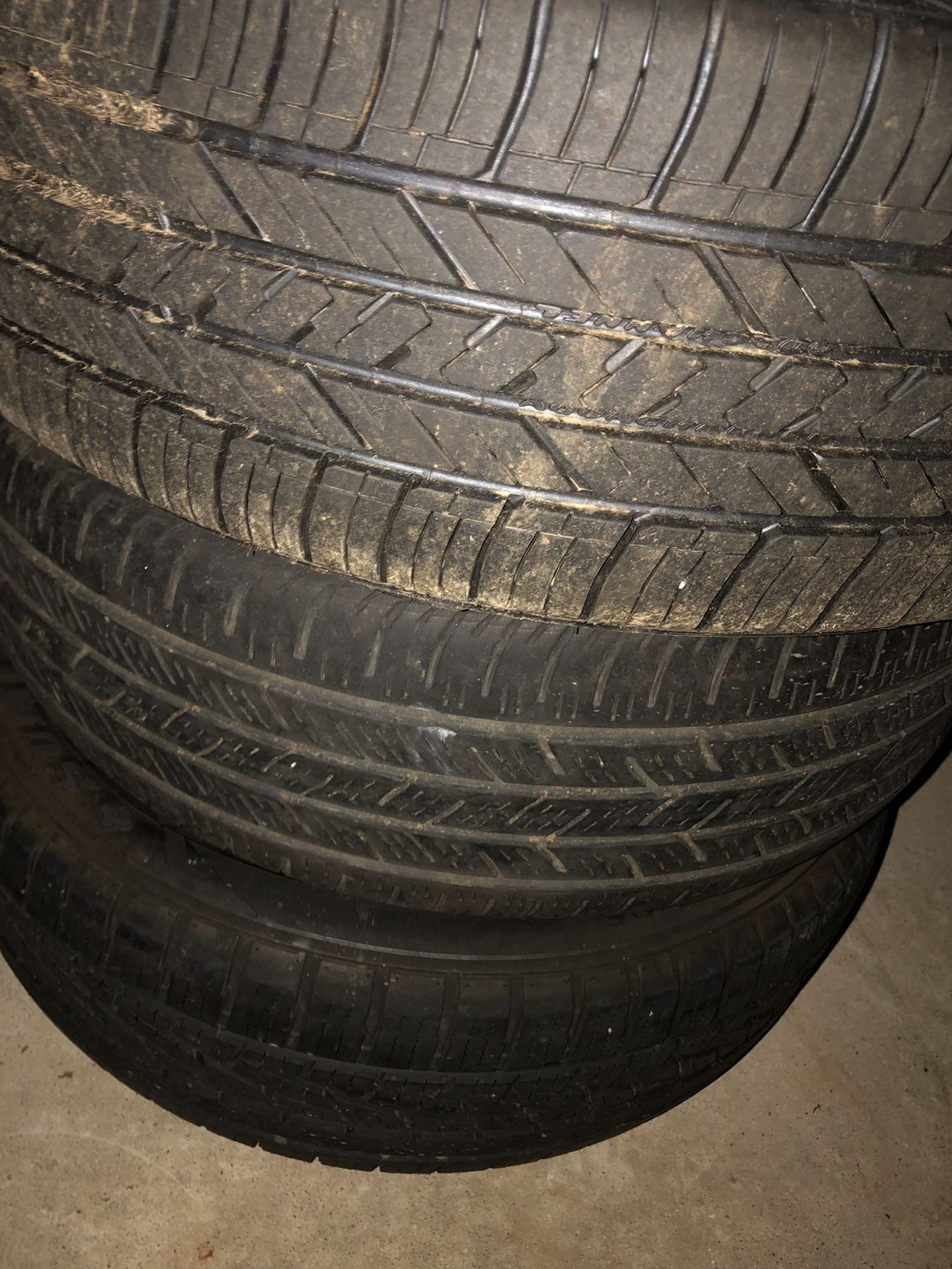 Brand new tires with rims