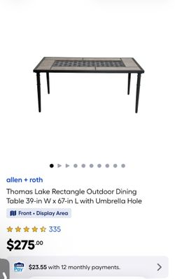Outdoor Dining Table