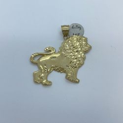Gold Lion Pendant
