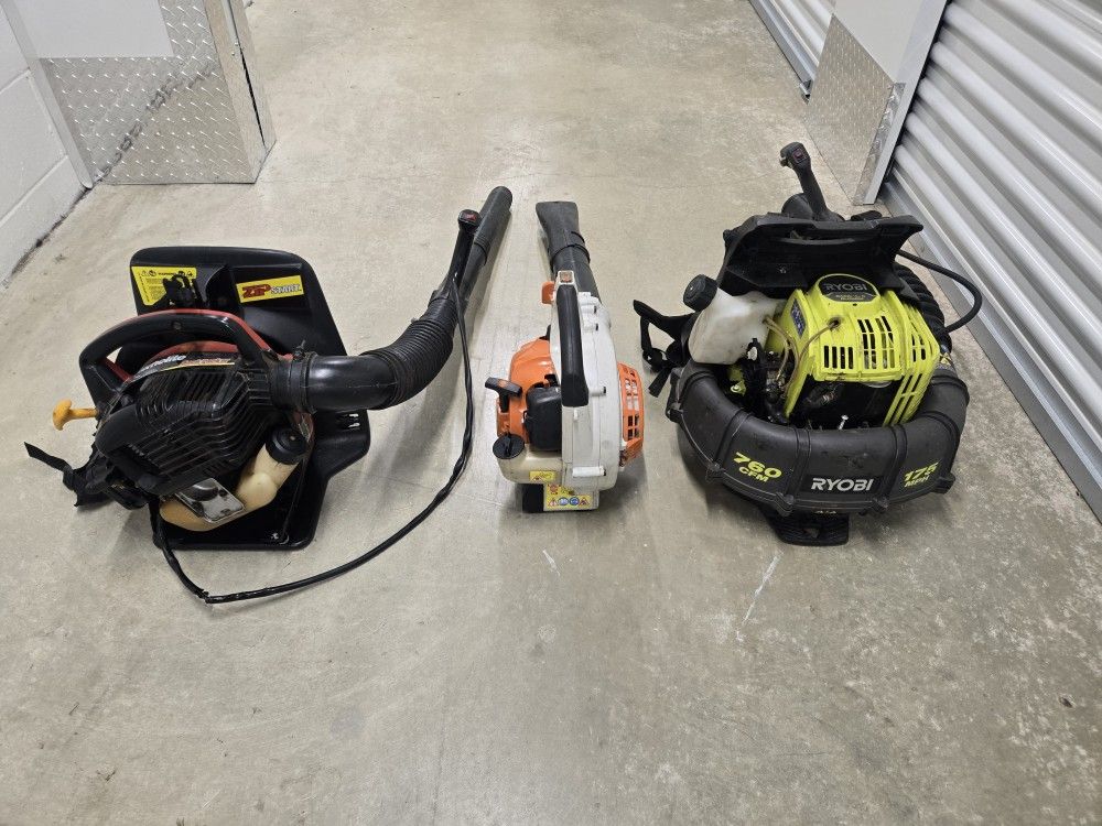 3 Leaf Blower Set