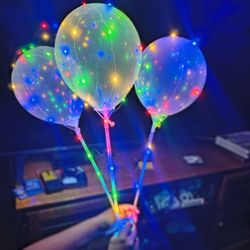 Three Balloon Lights Left
