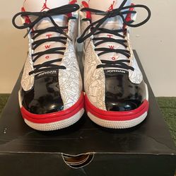 Jordan Air Jordan Dub Zero Varsity Red 2022 Leather Mid Top Sneaker