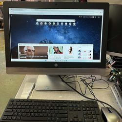Hp proOne 600 G2 21.5 inch computer non touch AIO I5-6500 @ 3.20 GHZ  12GB RAM - 500GB HARD DRIVE  Windows 11 pro.