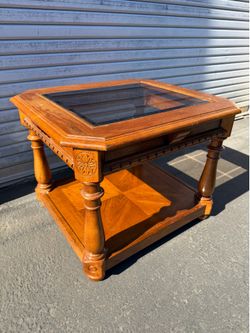 Vintage Oak MCM Coffee Table