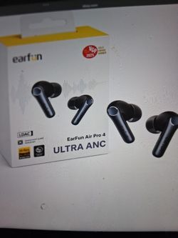 EarFun AIR Pro 4 Wireless Earphones Bluetooth 5.4 /50 Db Adaptive Hybrid Anc Black