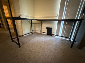 Black Metal Frame Desk