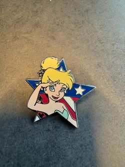 Disneyland - Patriotic Star Salute - Hidden Mickey 2009 Pin - Tinker Bell