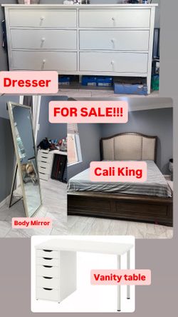 Cali King Dresser Vanity Table