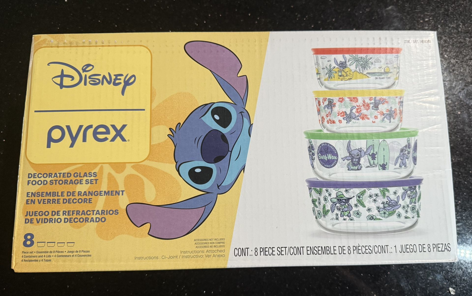 Disney Stitch Pyrex Bowls 