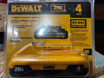 DEWALT 20V BATTERY 4.0 AH