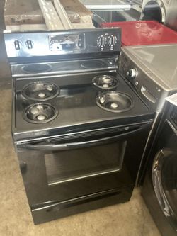 Electric Black Frigidaire Stove