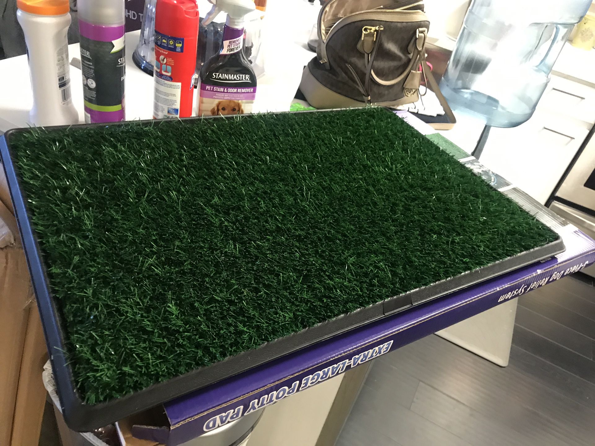 Extra large grass pee pads 20 x 30 Brand New two of them!