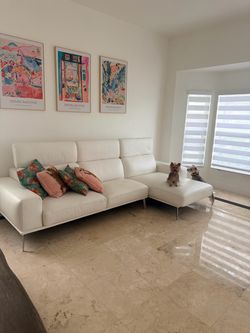 Leather sofa