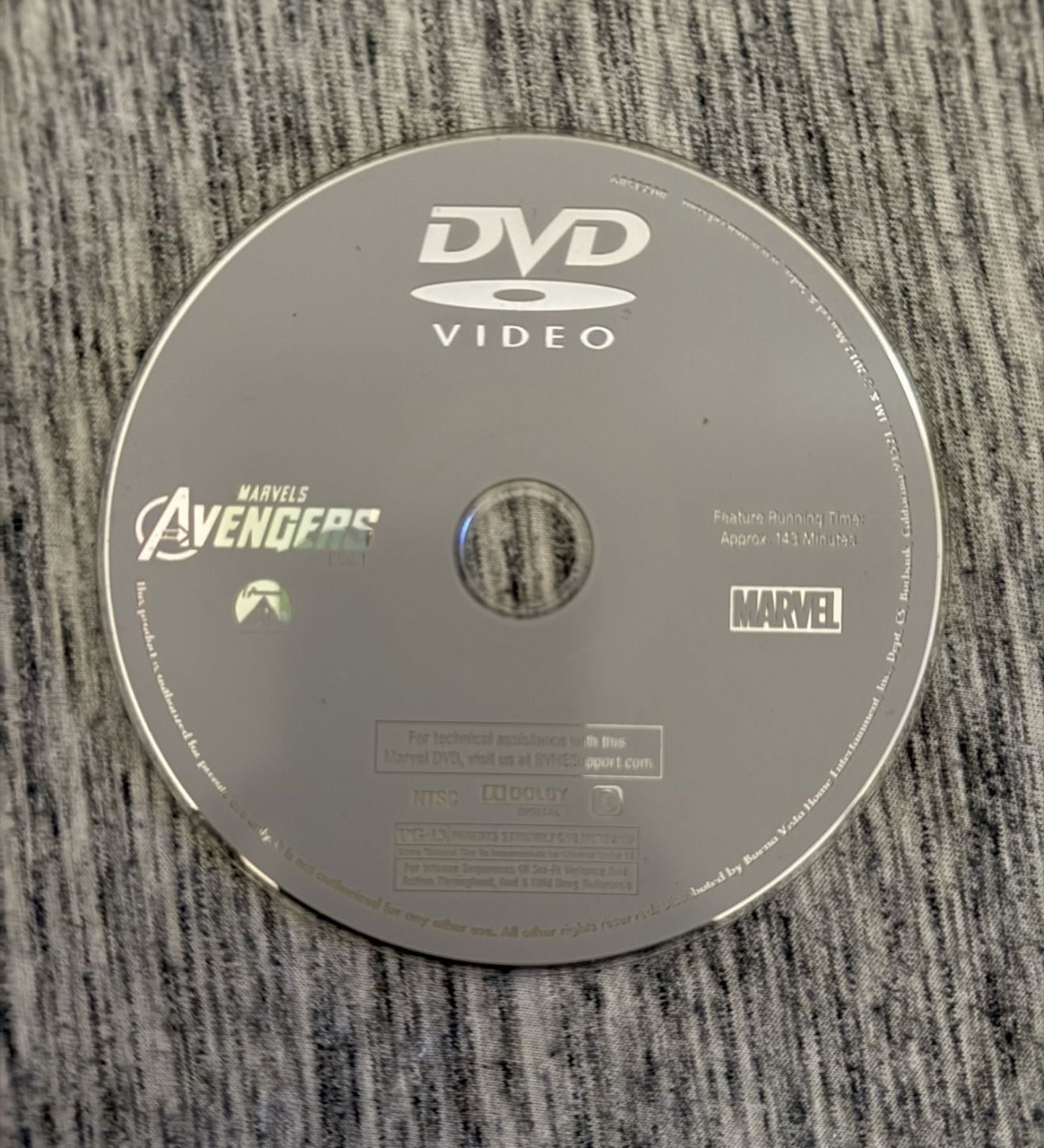 Avengers DVD