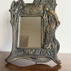 Vintage Art Nouveau Tabletop Mirror