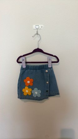 2T-3T Girls Summer Denim Skort
