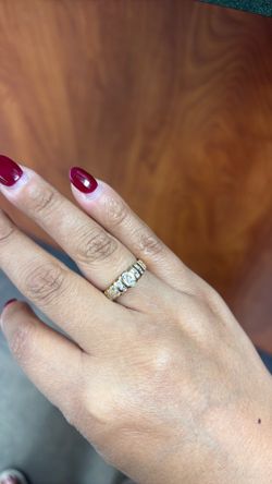 14k gold diamond ring