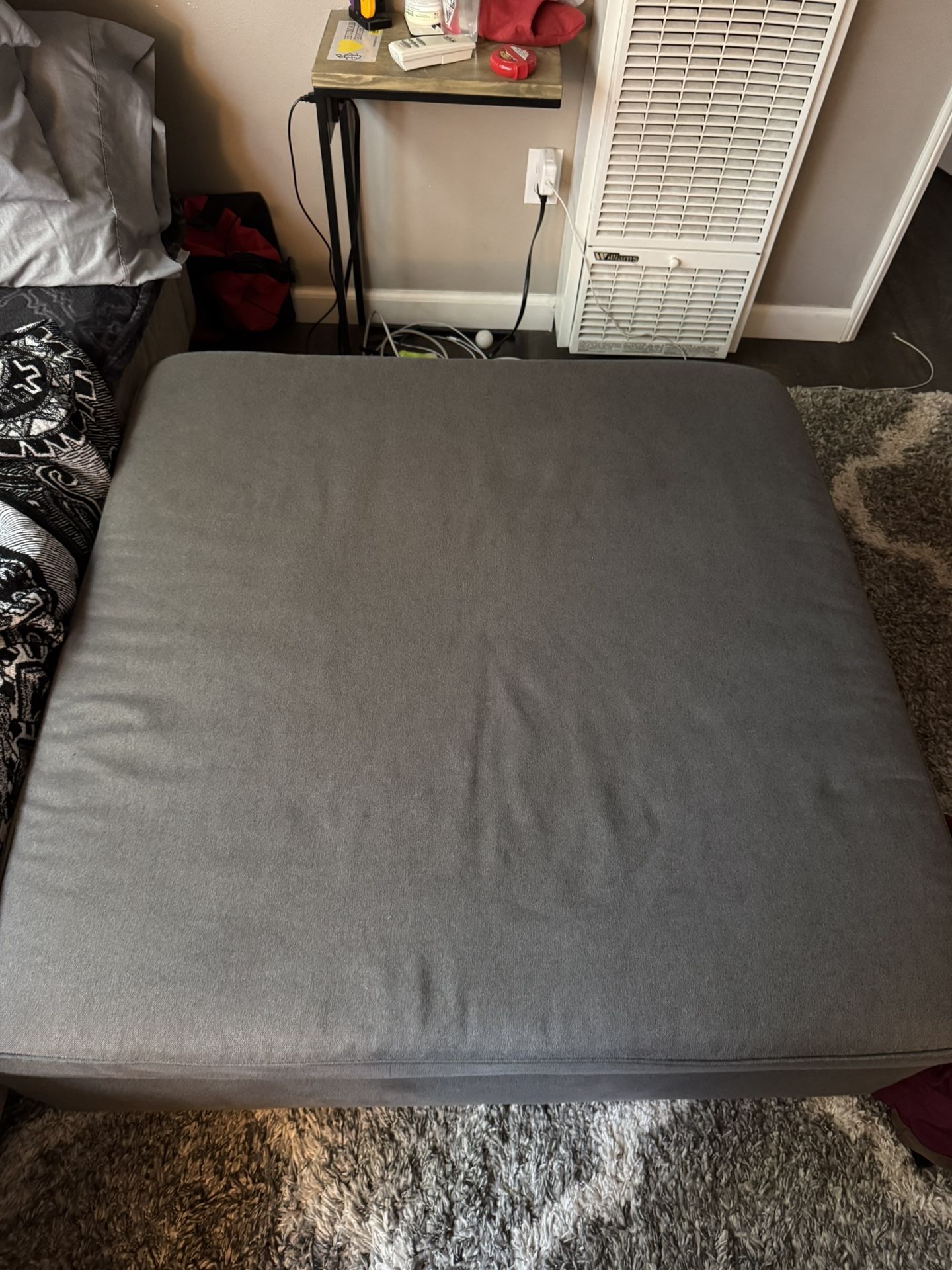 Grey Ottoman