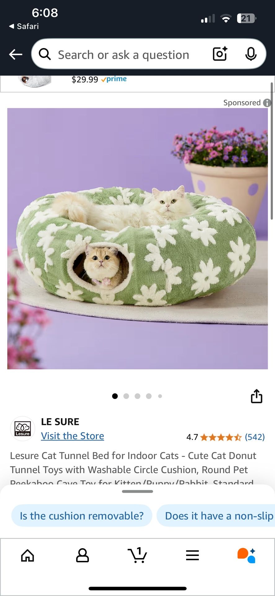Cat Tunnel Toy
